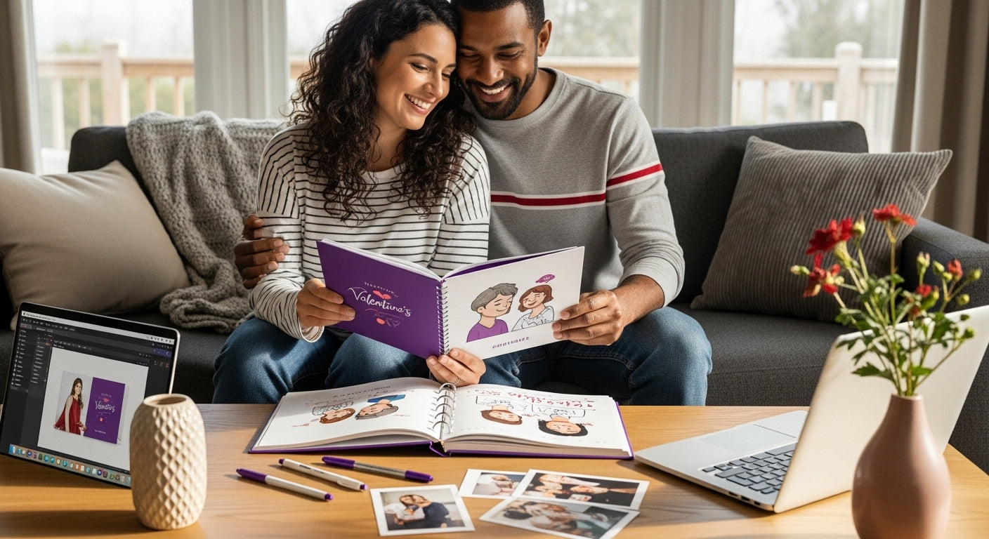 livre personnalisé, Saint Valentin, couple