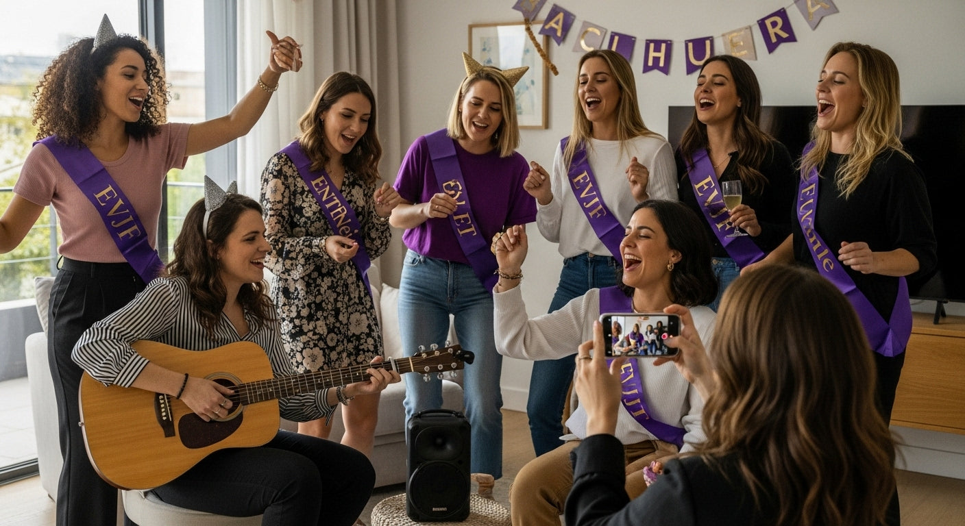 evjf, chanson, fête entre amies